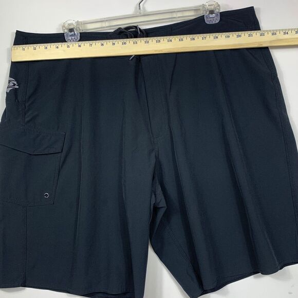 Honolua Mens 42 Boardshorts Black Swimming Bathing Suit Summer Sport Casual - Picture 3 of 10